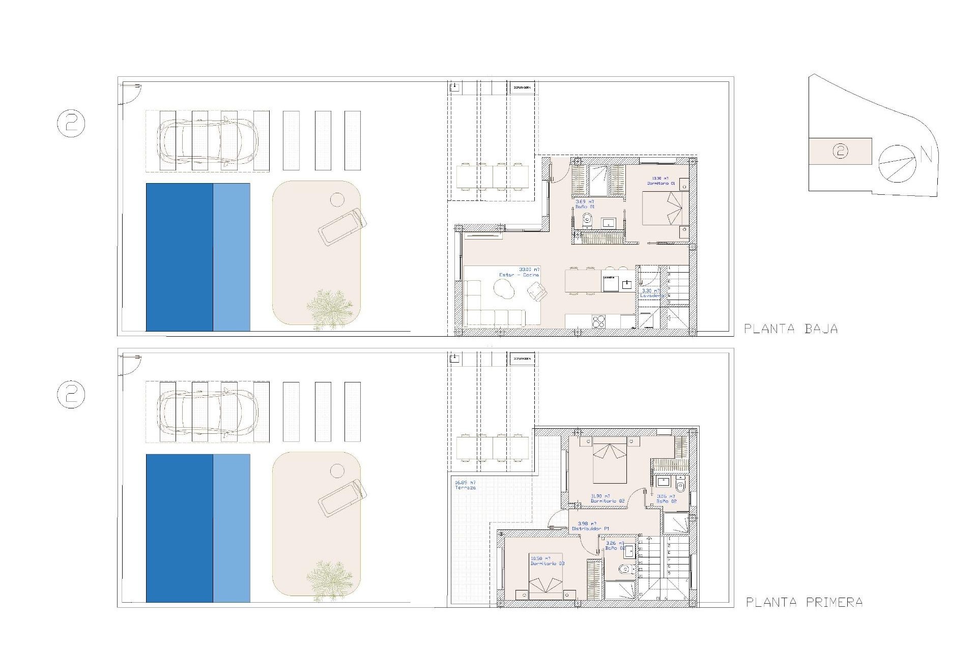 Obra nueva - Villa - San Pedro del Pinatar - Centro