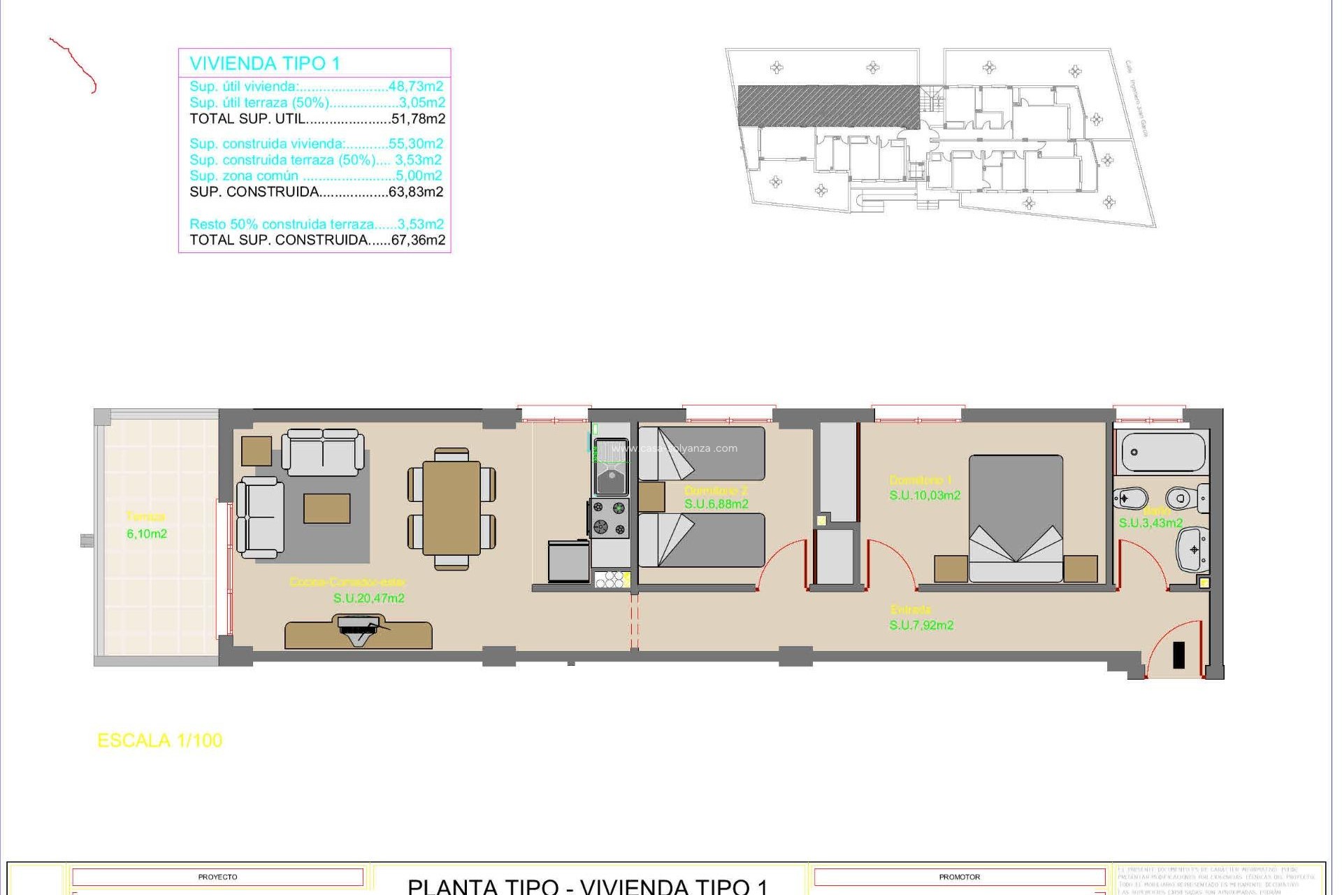 Resale - Apartment / flat - Guardamar del Segura - Puerto Deportivo
