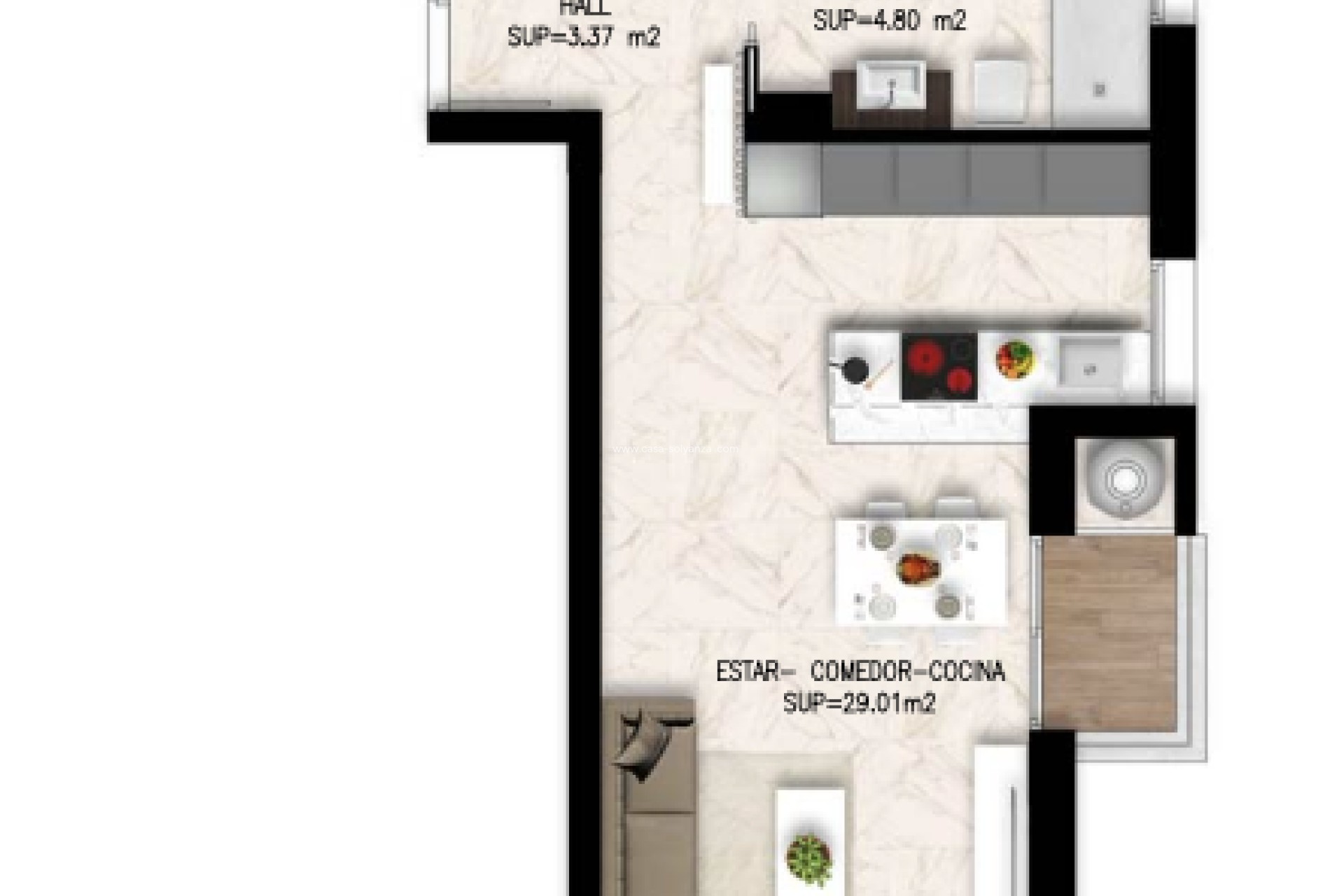 Resale - Apartment / flat - Orihuela - Inland