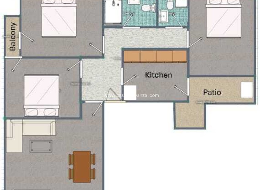 Resale - Apartment / flat - Torrevieja - Habaneras