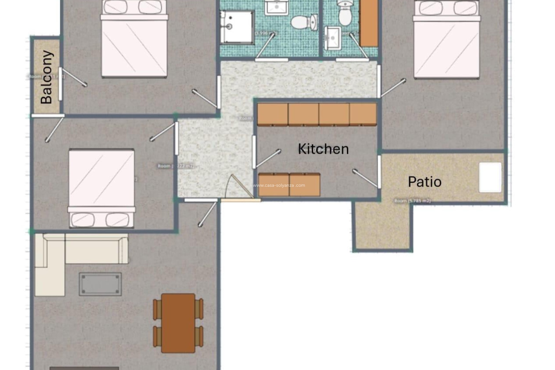 Resale - Apartment / flat - Torrevieja - Las Piscinas Naturales