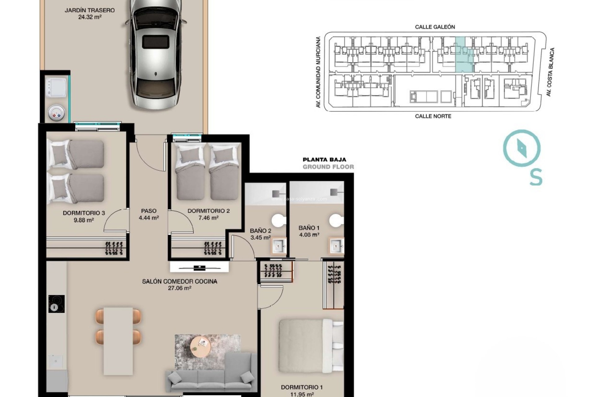 Resale - Bungalow - Pilar de la Horadada - Torre de Horadada