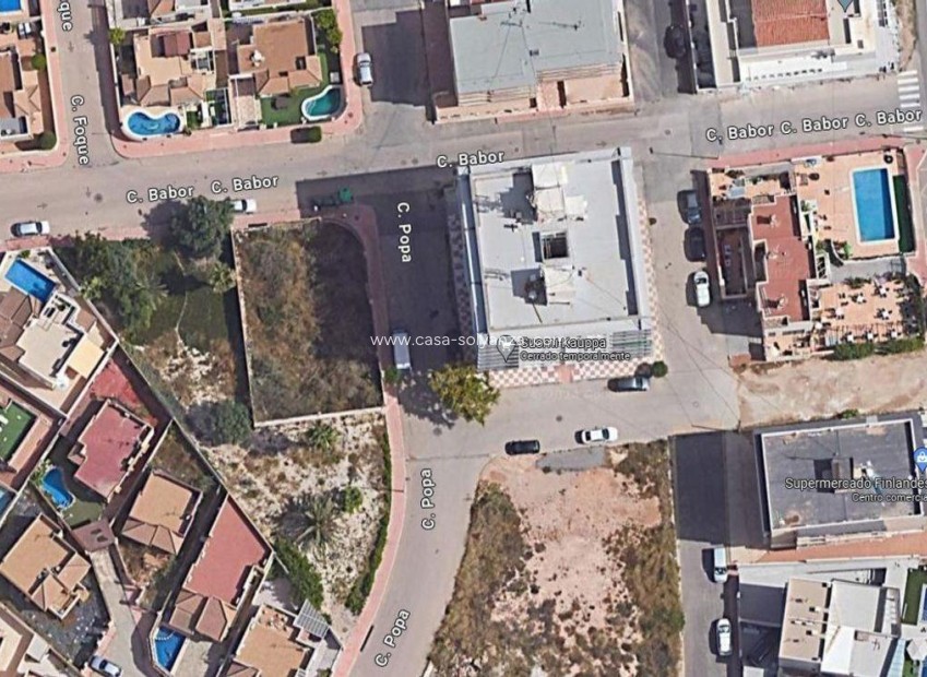 Resale - Land - Torrevieja - Zona Los Frutales