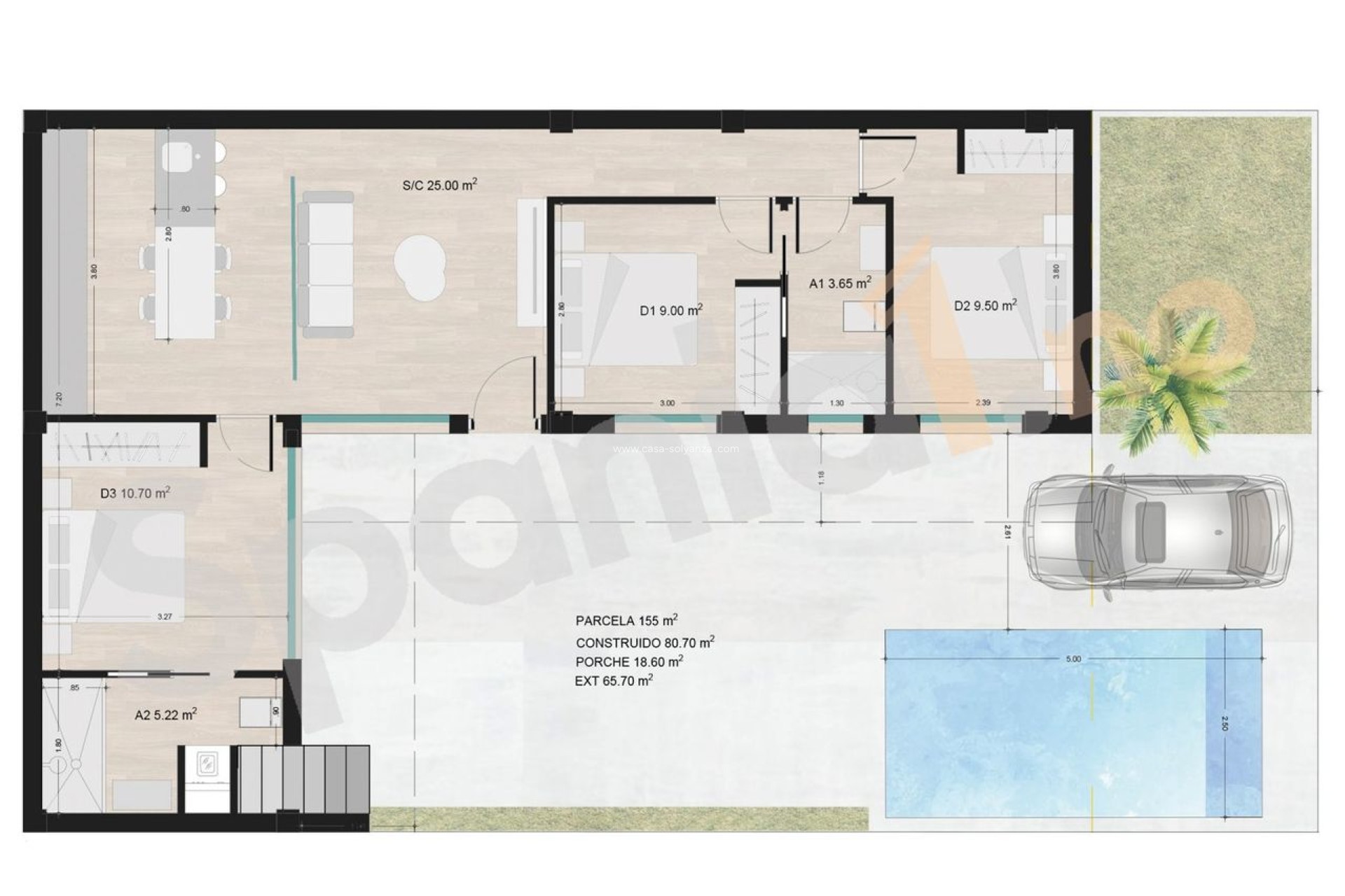 Resale - Villa - Torre Pacheco - Roldán