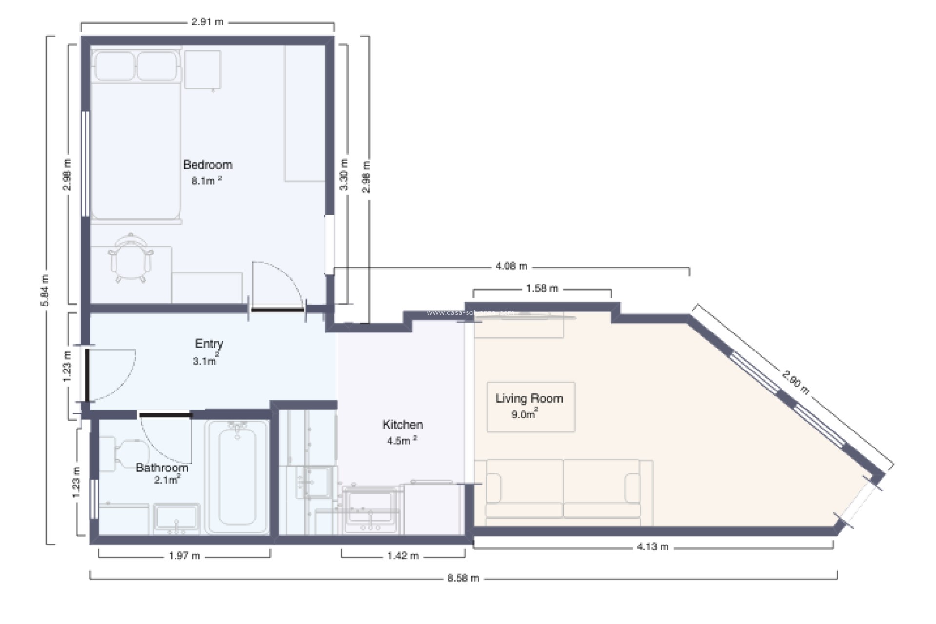 Reventa - Apartamento / piso - Torrevieja - Costa Blanca