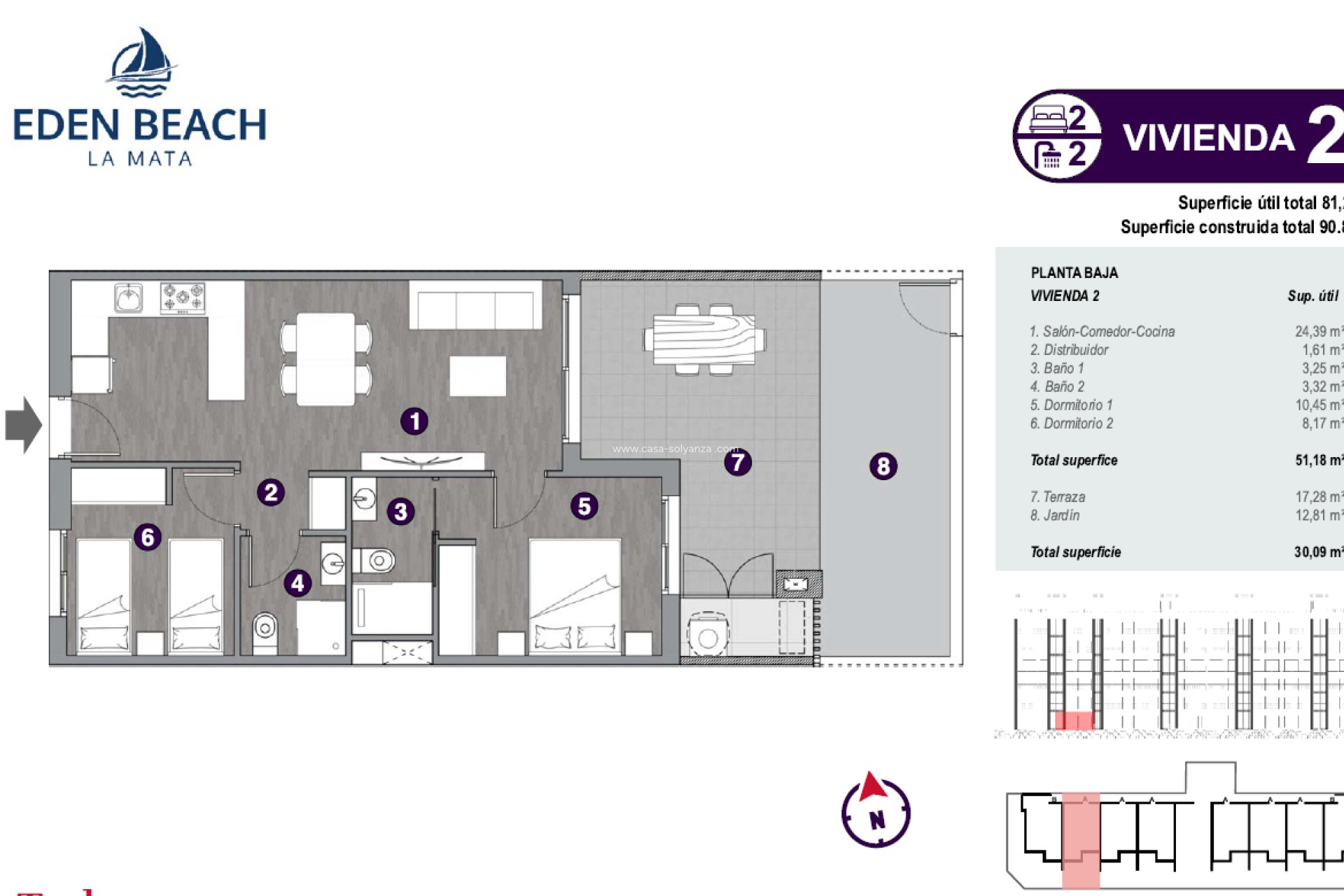 Reventa - Apartamento / piso - Torrevieja - La Mata