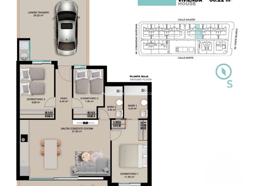 Reventa - Bungalow - Pilar de la Horadada - Torre de Horadada