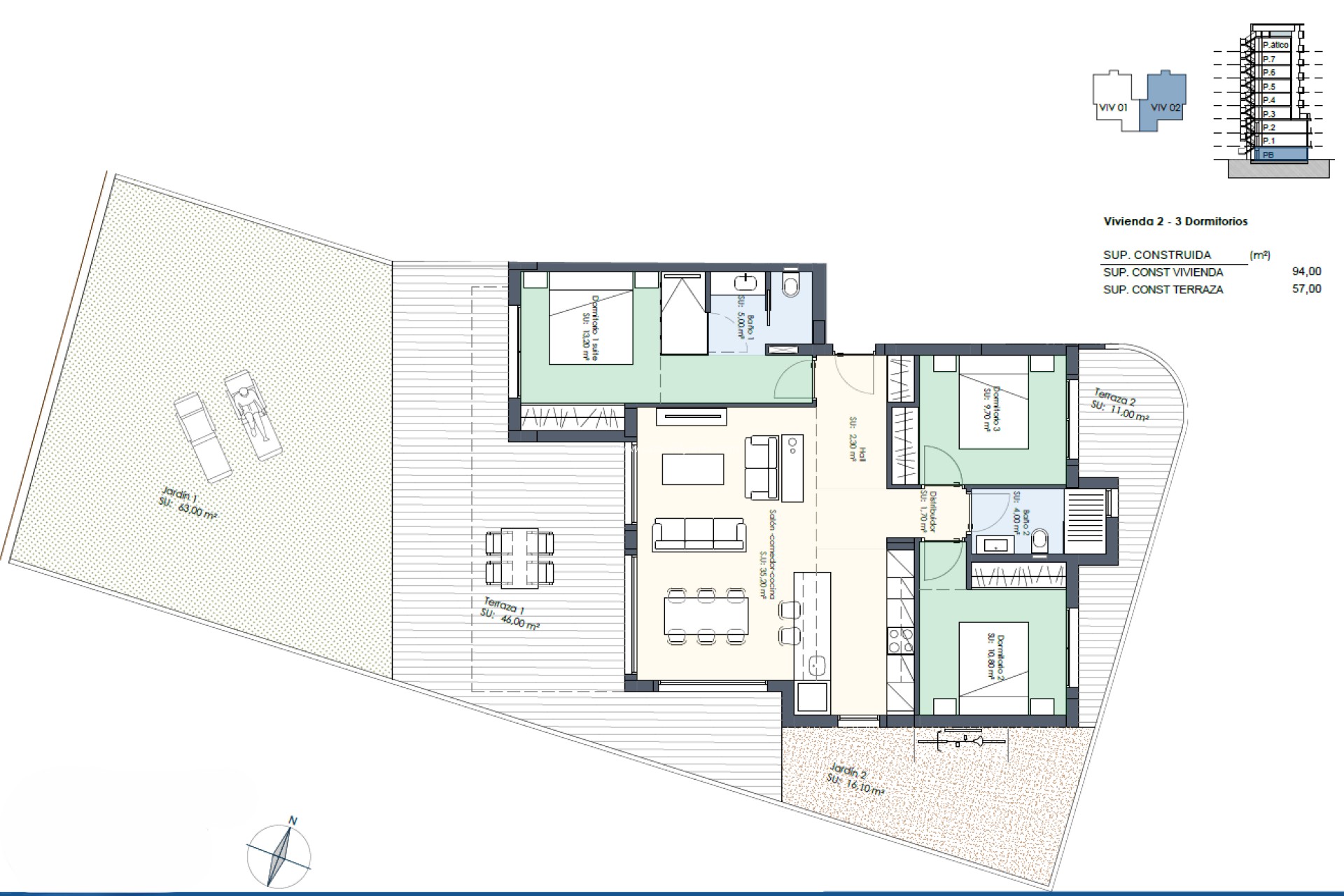 Revente - Appartement - Guardamar del Segura - Playa Los Viveros