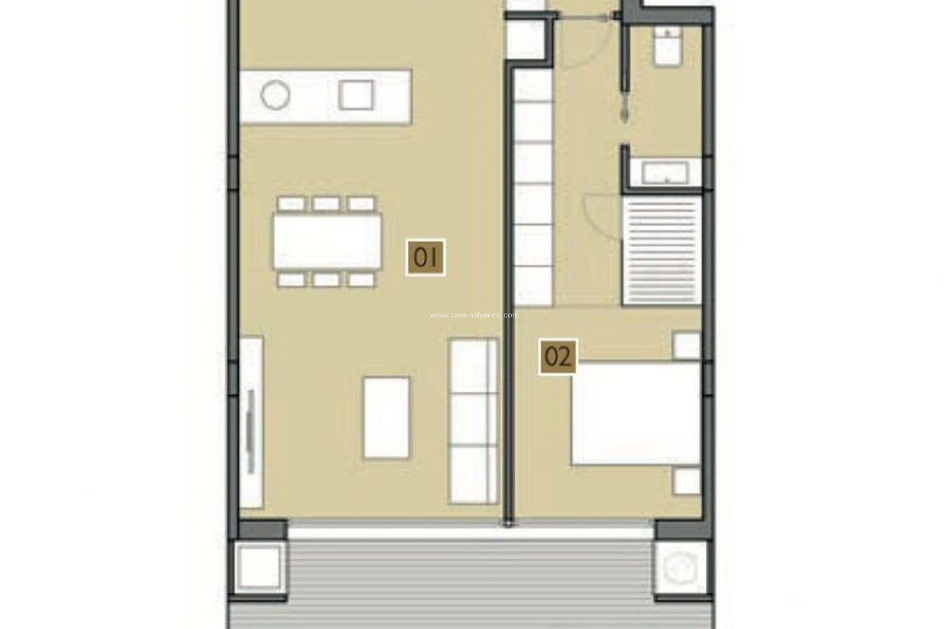Revente - Appartement - Orihuela - Las Colinas Golf Resort