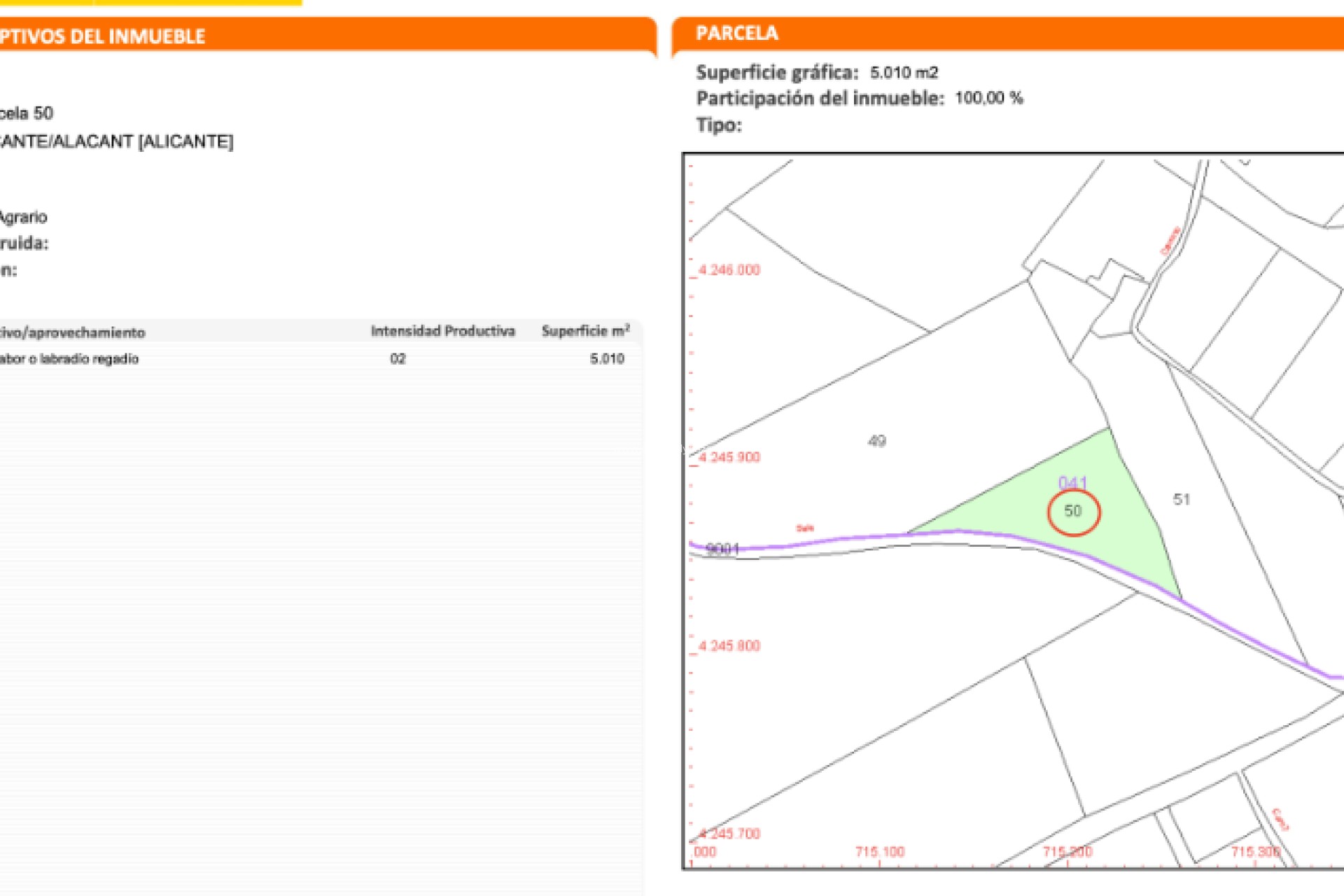 Wiederverkauf - Land - Alicante - Costa Blanca