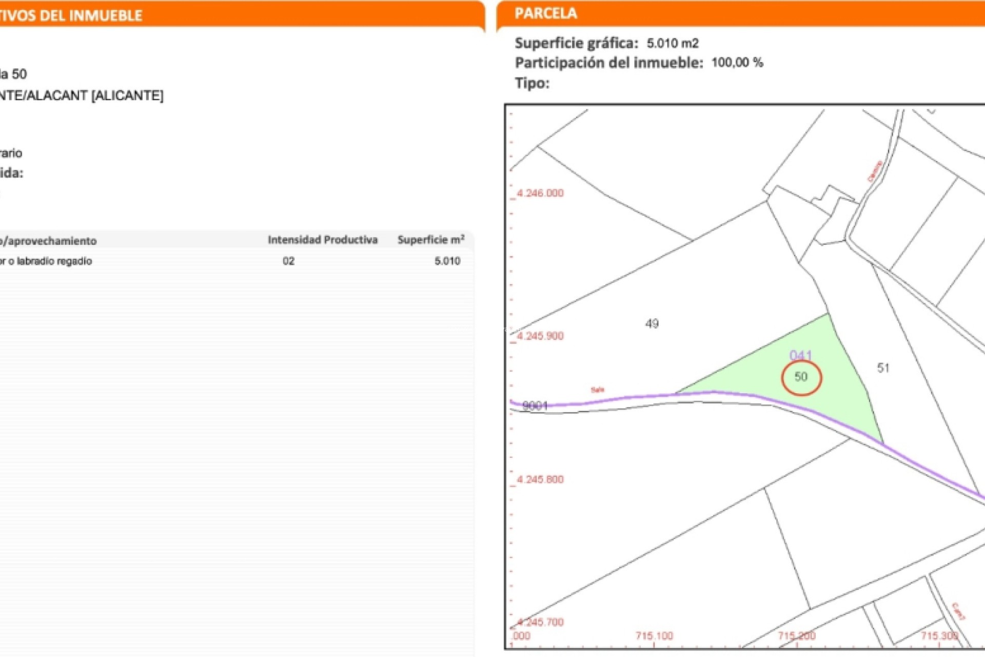 Wiederverkauf - Land - Alicante - Costa Blanca