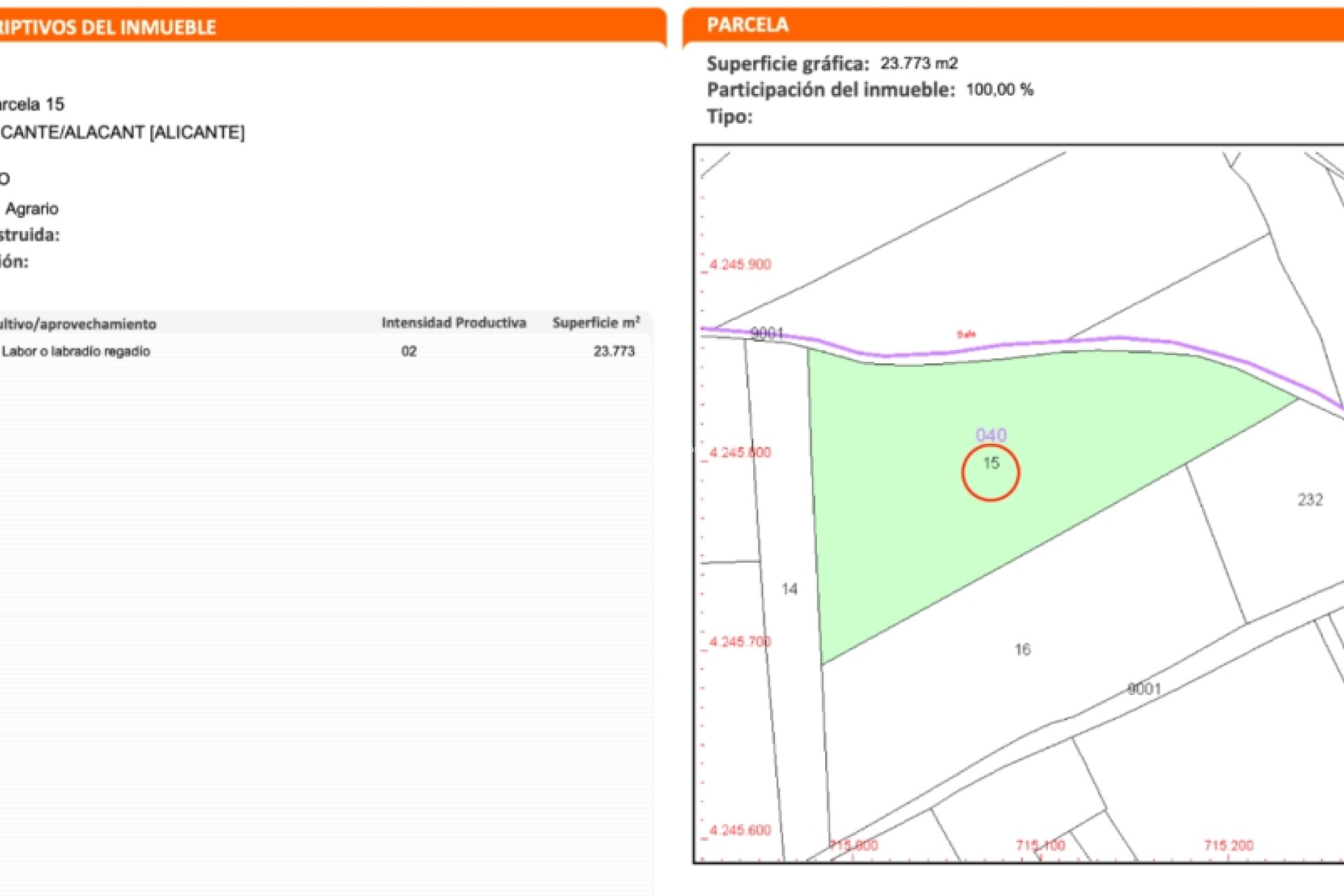 Wiederverkauf - Land - Alicante - Costa Blanca