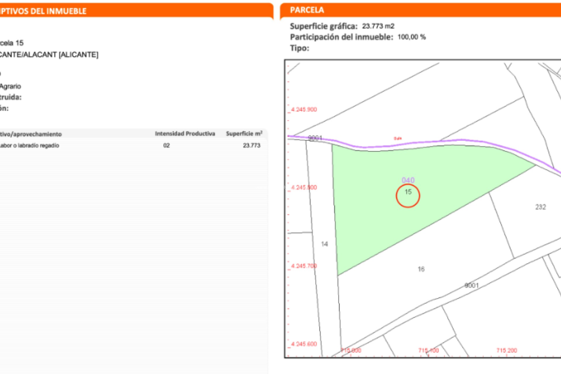 Wiederverkauf - Land - Alicante - Costa Blanca