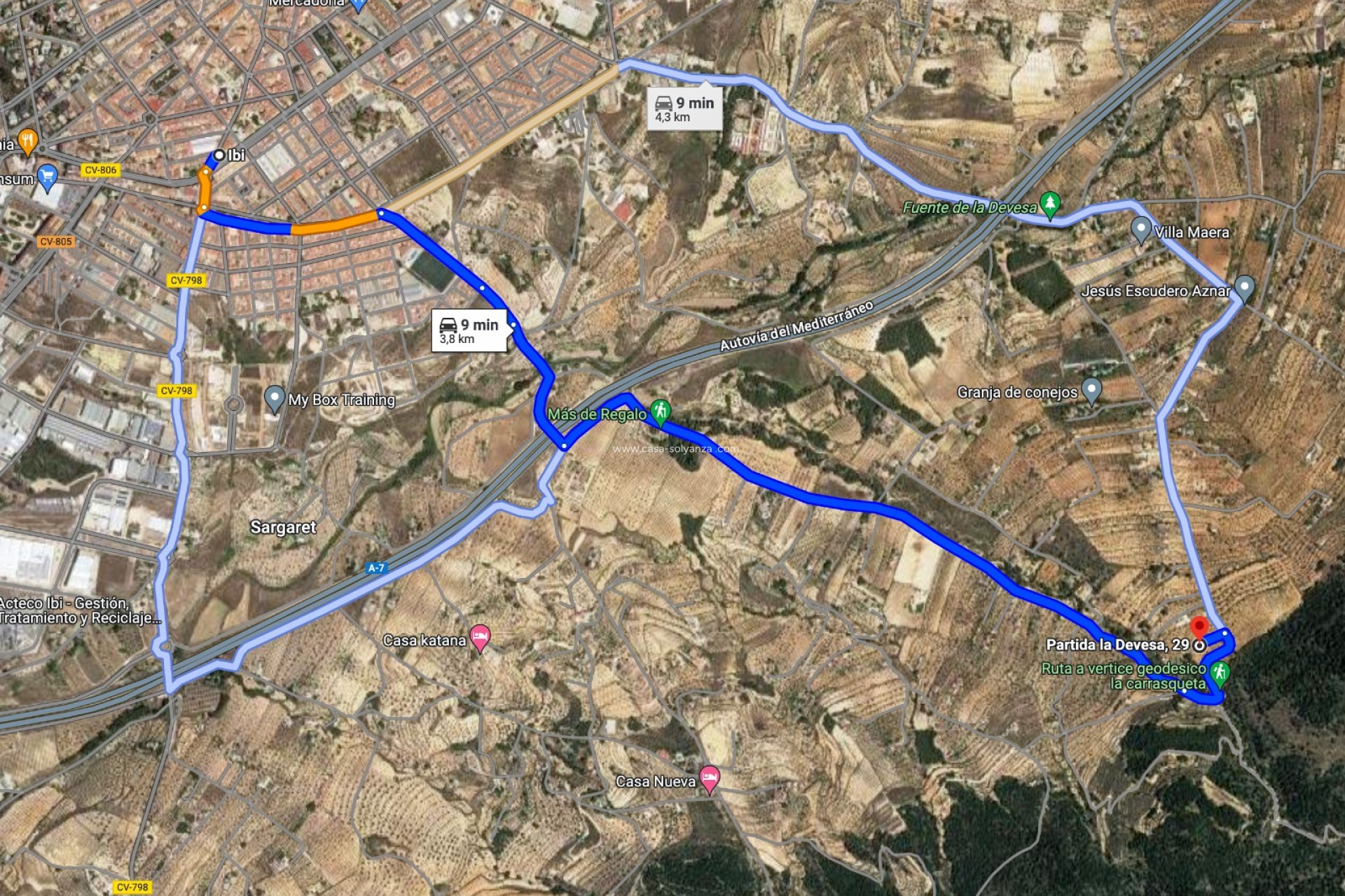 Wiederverkauf - Land - Ibi - Costa Blanca