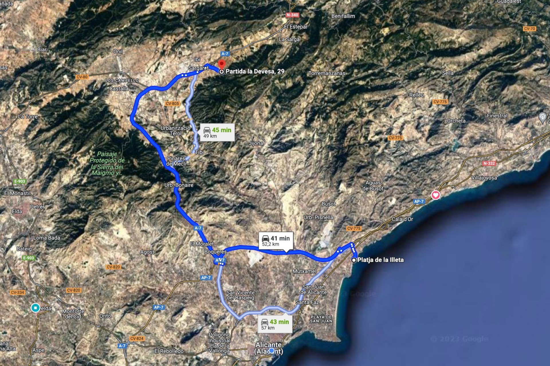 Wiederverkauf - Land - Ibi - Costa Blanca