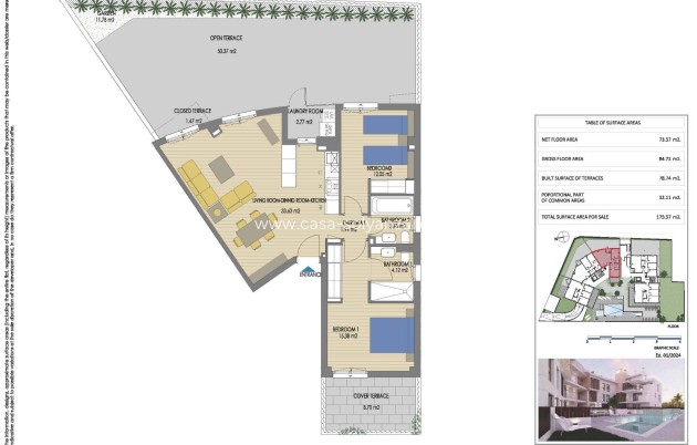 New Build - Apartment / flat - Jávea Xàbia - Cala Blanca