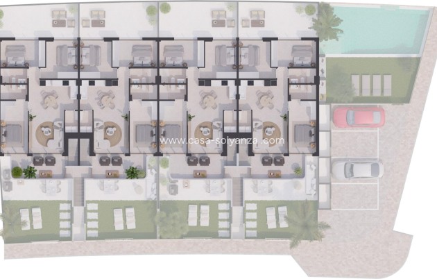 Nieuwbouw Woningen - Bungalow - San Pedro del Pinatar - Los Cuarteros
