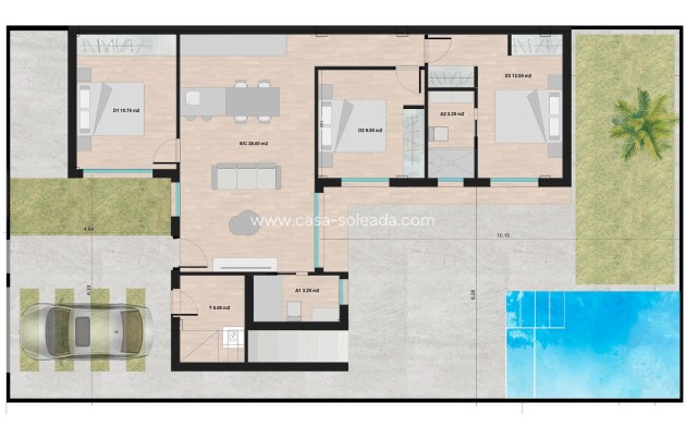 Nouvelle construction - Villa - Torre Pacheco
