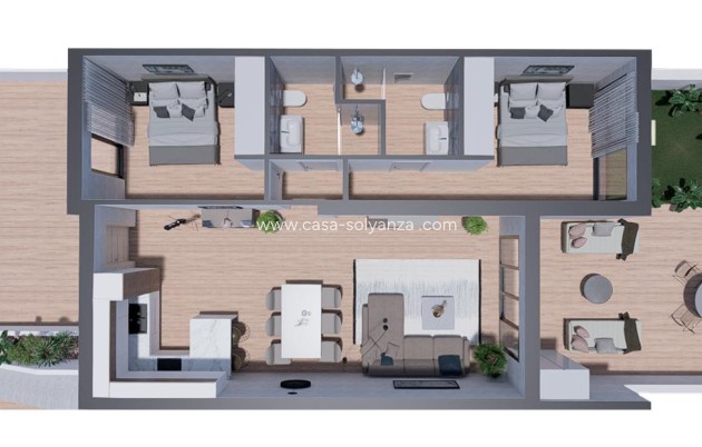 Obra nueva - Bungalow - Torrevieja - Los Balcones