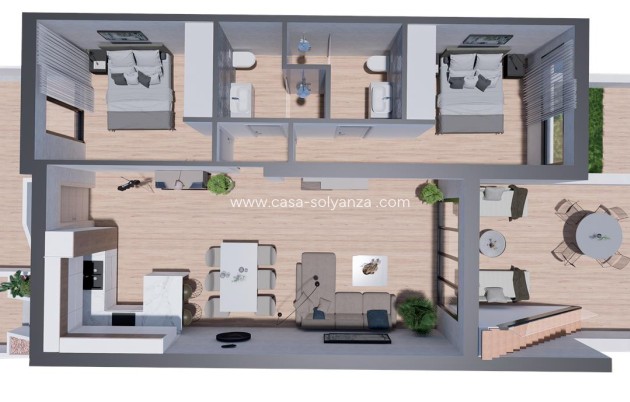 Obra nueva - Bungalow - Torrevieja - Los Balcones