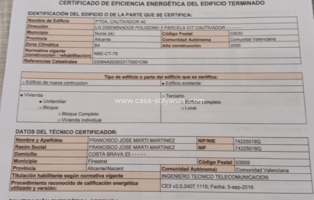 Resale - Villa - La Nucía - Costa Blanca