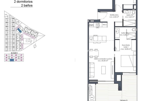 Obra nueva - Apartamento / piso - Los Alcázares - Serena Golf