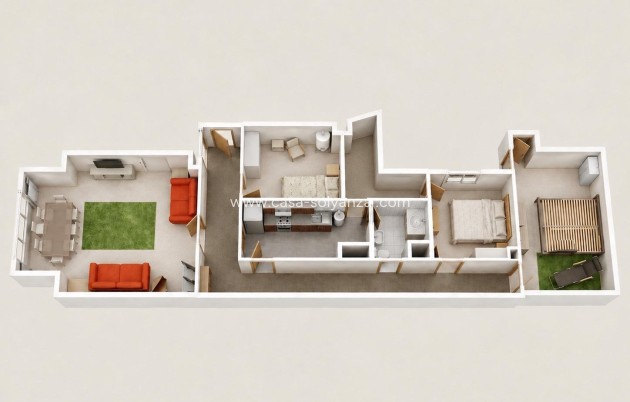 Herverkoop - Appartement / flat - Guardamar del Segura - Center