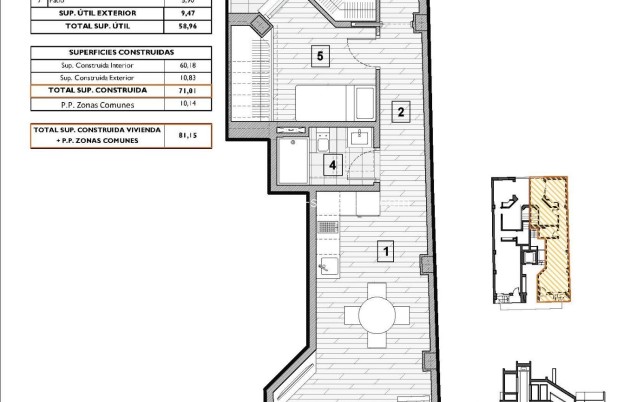 Neue Gebäude - Wohnung - Guardamar del Segura - Center