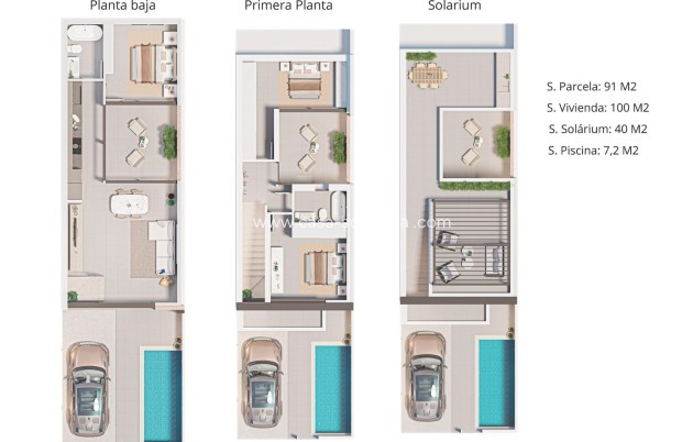 New Build - Townhouse - San Pedro del Pinatar - Pueblo