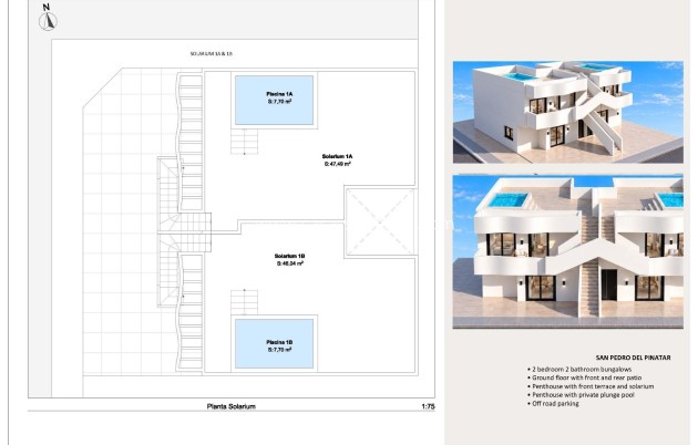 Nieuwbouw Woningen - Bungalow - San Pedro del Pinatar - Los Peñascos