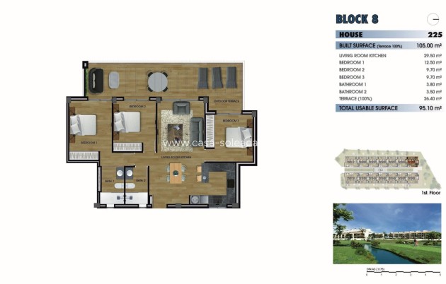 New Build - Apartment / flat - Los Alcázares - La Serena Golf