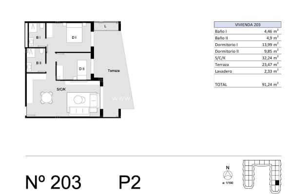 New Build - Apartment / flat - San Miguel de Salinas - Pueblo