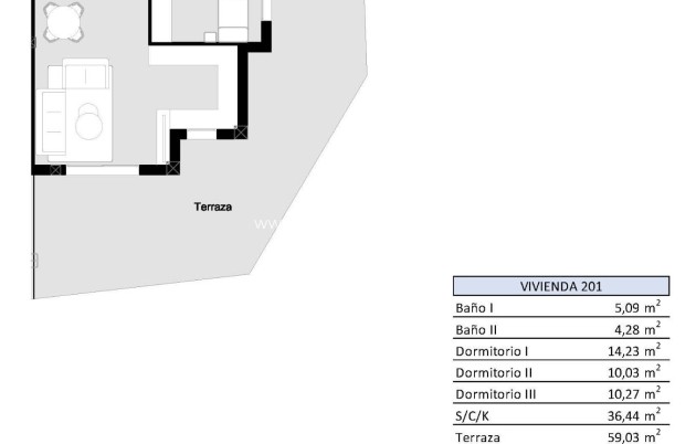 New Build - Apartment / flat - San Miguel de Salinas - Pueblo