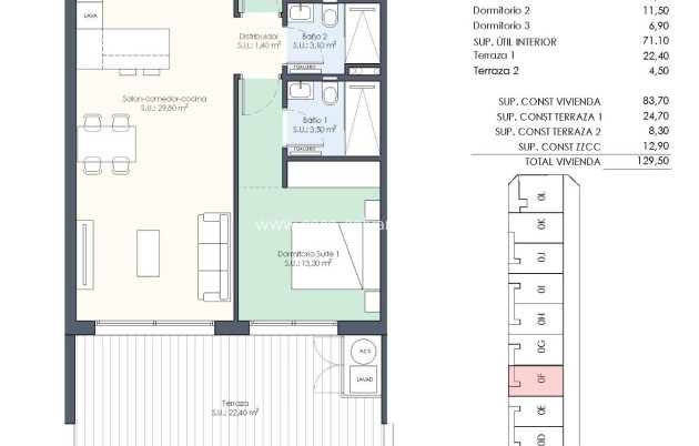 Nouvelle construction - Appartement - Benijofar - Pueblo