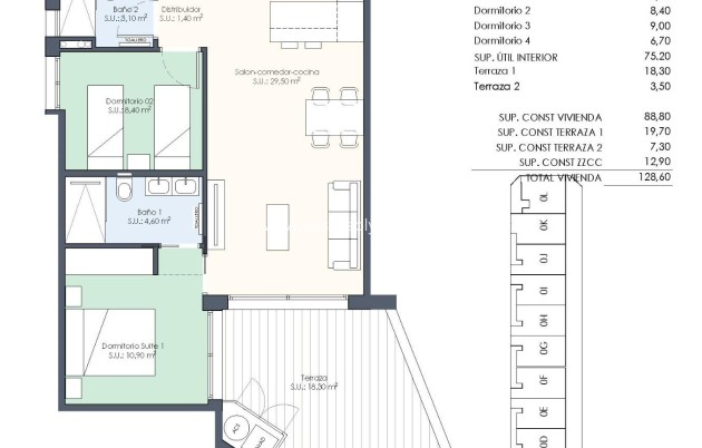 Nouvelle construction - Appartement - Benijofar - Pueblo