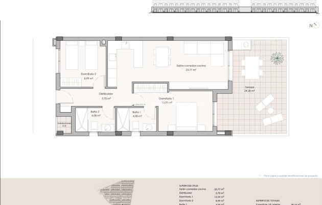 New Build - Apartment / flat - Pulpi - Aguilón Golf