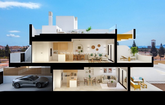 Neue Gebäude - Bungalow - Los Alcázares - Serena Golf