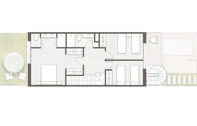 New Build - Townhouse - Pilar de la Horadada - pueblo