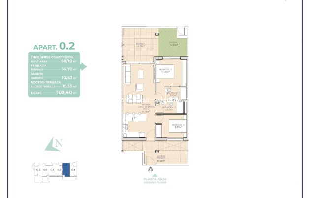 Nouvelle construction - Appartement - Los Alcázares - Serena Golf