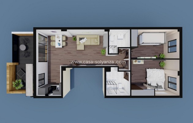 New Build - Apartment / flat - Pilar de la Horadada - pueblo