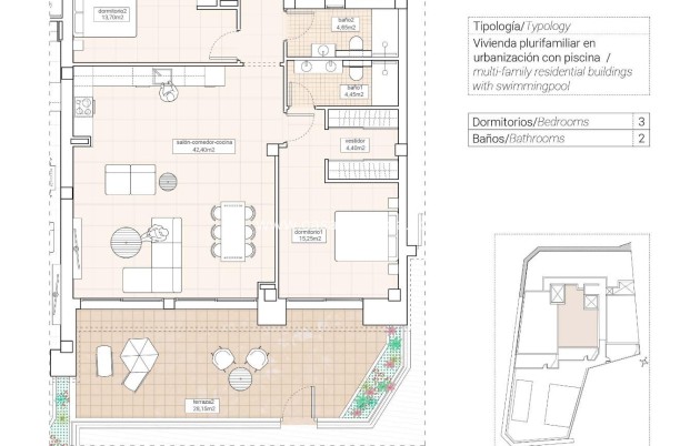 Nouvelle construction - Appartement - Hondón de las Nieves - Pueblo
