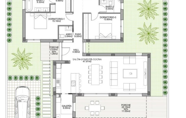 New Build - Villa - Benijofar - Polideportivo