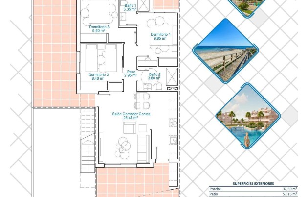 Nouvelle construction - Bungalow - Pilar de la Horadada - Lo Monte