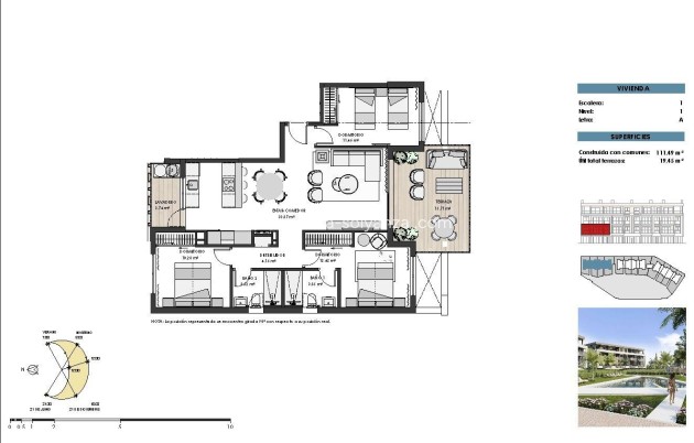 Nouvelle construction - Appartement - Torre Pacheco - Santa Rosalia Lake and Life Resort