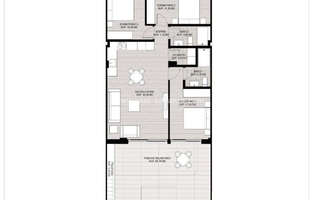 New Build - Bungalow - San Pedro del Pinatar - Los Cuarteros