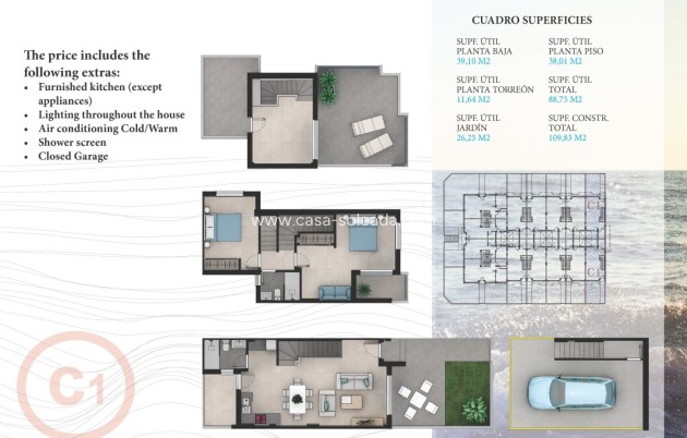 New Build - Townhouse - La Manga del Mar Menor - La Manga