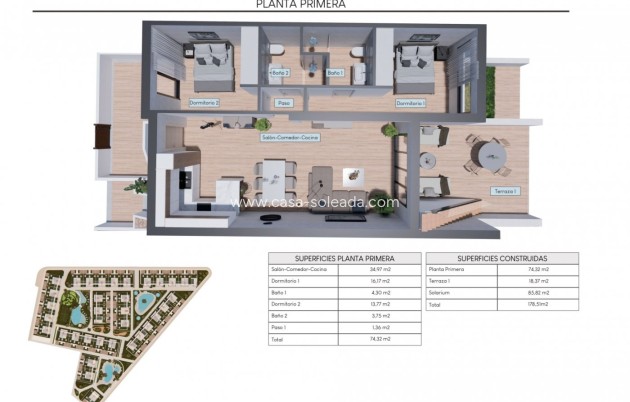 Nouvelle construction - Bungalow - Torrevieja - Los Balcones