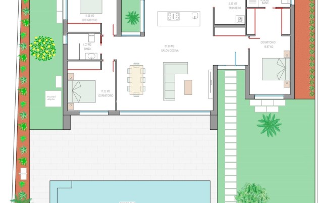 New Build - Villa - San javier - Parque del doce