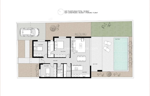 Nouvelle construction - Villa - Molina de Segura - Urb. La Quinta