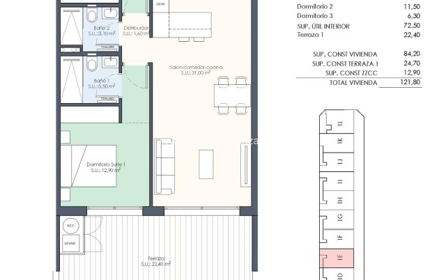 New Build - Apartment / flat - Benijofar - Pueblo